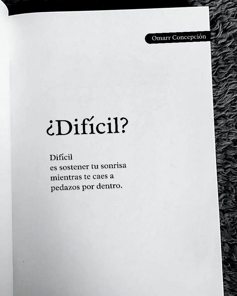 Difícil…